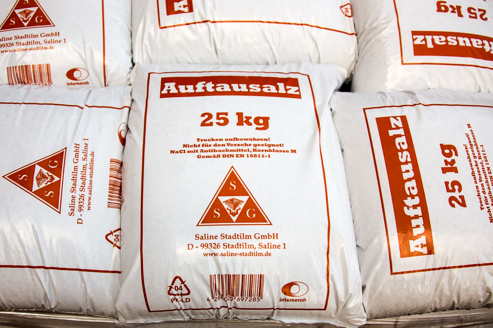 Saline Stadtilm GmbH - Streusalz Lieferung in 25kg Säcken oder LKW Ladung